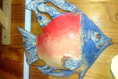 Poisson en terre vernissée, à accrocher.jpg